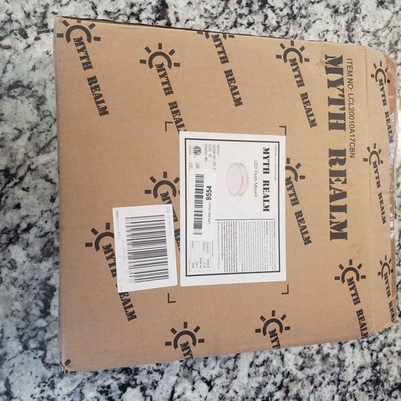 MYTH REALM 10" Double Rings LED Flush Mount Ceiling Light Silver 5000K - Picture 11 of 11